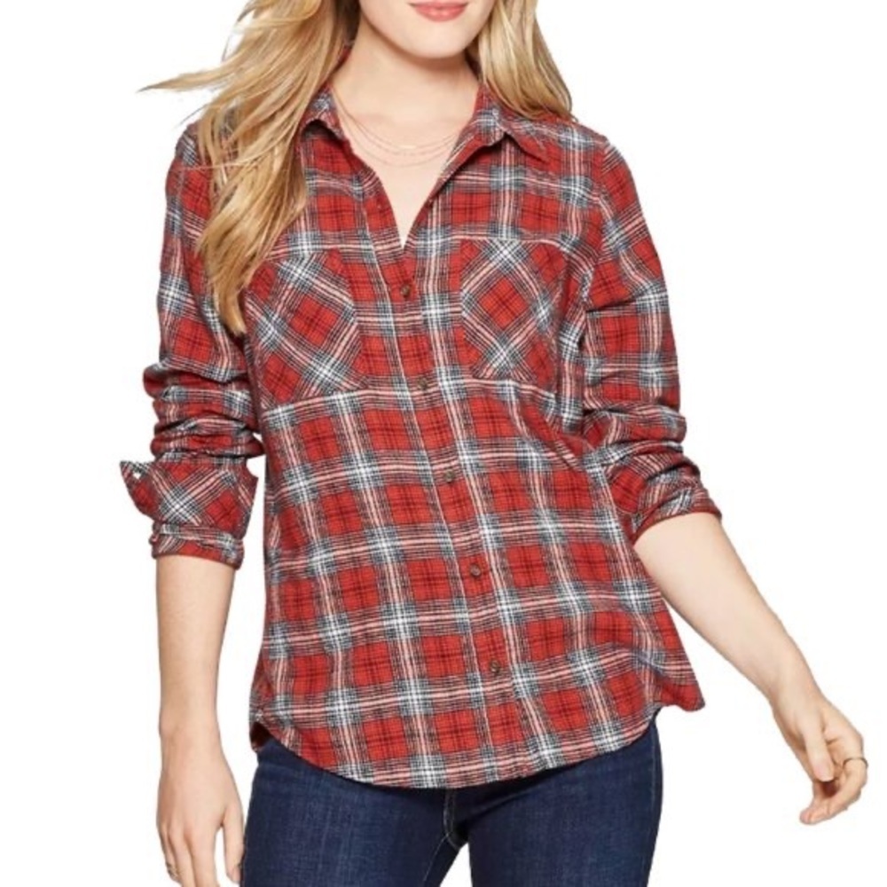 Universal thread flannel top